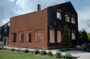 Кирпичный дом после пожара, можно ли его восстановить?